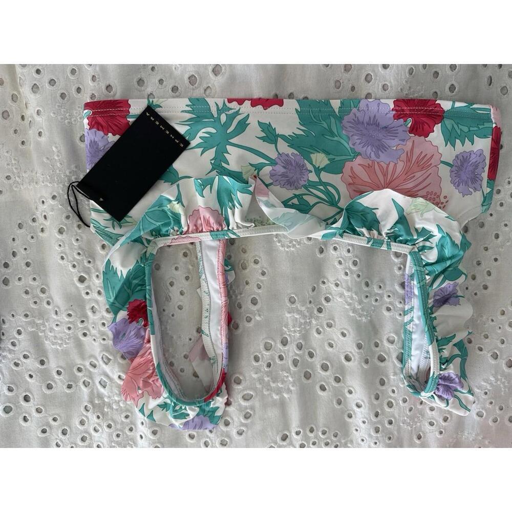 EPHEMERA ARCADIA FLOUNCE BRA Bikini Top $178 NWT 42 8 Medium Tuckernuck - Picture 4 of 8